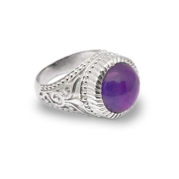 Silver Ring amethyste Megna